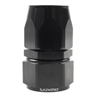 Raceworks Cutter Hose Fitting AN-16 Straight RWF-101-16BK