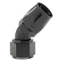 Raceworks Cutter Hose Fitting AN-12 45 Deg RWF-102-12BK