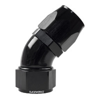 Raceworks Cutter Hose Fitting AN-16 45 Deg RWF-102-16BK