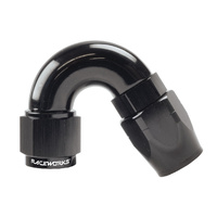Raceworks Cutter Hose Fitting AN-4 150 Deg RWF-105-04BK