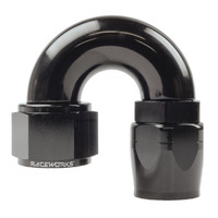 Raceworks Cutter Hose Fitting AN-16 180 Deg RWF-106-16BK