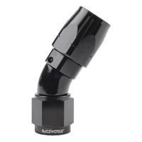 Raceworks Cutter Hose Fitting AN-8 30 Deg RWF-107-08BK