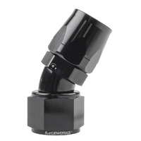 Raceworks Cutter Hose Fitting AN-16 30 Deg RWF-107-16BK