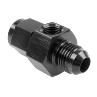 Raceworks Fitting Female Swivel To Male AN-3 With 1/8" NPT Port RWF-140-03BK