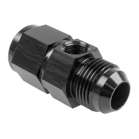 Raceworks Fitting Female Swivel To Male AN-8 With 1/8'' NPT Port RWF-140-08BK