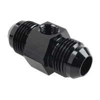 Raceworks Fitting AN-8 Male To Male With 1/8'' NPT Port RWF-141-08BK