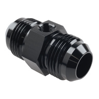 Raceworks Fitting AN-12 Male To Male With 1/8'' NPT Port RWF-141-12BK