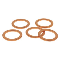 Raceworks Fitting Copper Washers Id16mm od22mm t1.5mm 5-Pack RWF-179-16MM