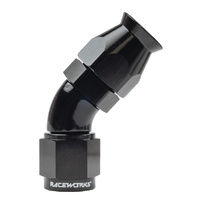 Raceworks Teflon Hose Fitting AN-4 45 Deg RWF-202-04BK