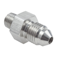 Raceworks Fitting NPT Male 1/8'' To Male Flare AN-3 Stainless Steel RWF-380-03SS