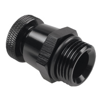 Raceworks Fitting AN-10 Drain Tap Alloy Black RWF-615-10-ABK