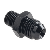 Raceworks Fitting Metric Male M12X1.25 To Male Flare AN-6 RWF-730-06BK