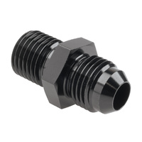 Raceworks Fitting Metric Male M14X1.25 To Male Flare AN-4 RWF-732-04-01BK