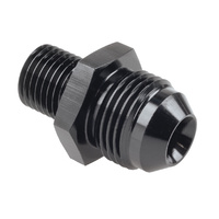 Raceworks Fitting Metric Male M14X1.5 To Male Flare AN-8 RWF-732-08BK
