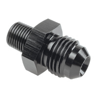 Raceworks Fitting AN-6 Male Flare To NPT 1/8'' Straight RWF-816-06-02BK