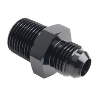 Raceworks Fitting AN-6 Male Flare To NPT 3/8'' Straight RWF-816-06-06BK