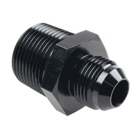 Raceworks Fitting AN-8 Male Flare To NPT 3/4'' Straight RWF-816-08-12BK