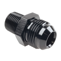 Raceworks Fitting AN-12 Male Flare To NPT 1/2'' Straight RWF-816-12-08BK