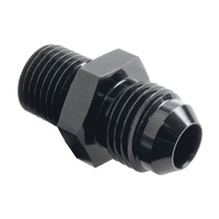 Raceworks Fitting Male Flare AN-6 To Male BSPP 1/4'' RWF-817-06-04BK