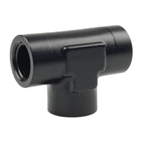 Raceworks Fitting 1/4"´?¢ NPT Female Tee RWF-917-04BK