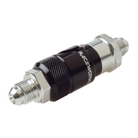 Raceworks Aluminium Quick Release AN-6 Fittings AN-8 Body RWF-QR101-06VBK
