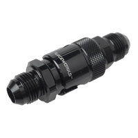 Raceworks Aluminium Quick Release AN-8 Fittings AN-8 Body RWF-QR101-08VBK
