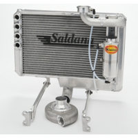 Saldana Racing Sprint Car Cross Flow Direct Mount Radiator Replacement Radiator only, no accessories
