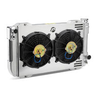 Proform Radiator System with Fan 123 Series Universal GM 26 in. Core Shroud & Dual Fans LS Conv Manual Transmission Kit