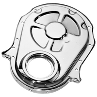 Proform Timing Cover 1-Piece Steel Chrome Plated 10-Bolt Each