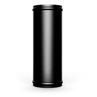 SAAS Aluminium Intercooler Pipe 76mm ID x 200mm Black Anodised SAP76200B