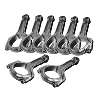 Scat Pro Stock 4340 Forged I-Beam Conrods SB Chev 5.700" length