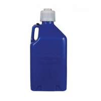 Scribner 5 Gallon (18.9L) Square Utility Jug Blue 9.5" x 9.5" x 21"