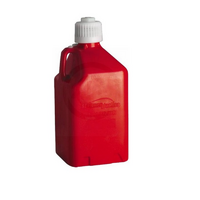 Scribner 5 Gallon (18.9L) Square Utility Jug Red 9.5" x 9.5" x 21"
