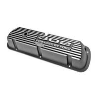 Scott Drake Classic Valve Covers Cast Aluminum Black Powdercoated 302 Powered by for Ford Logo Pair