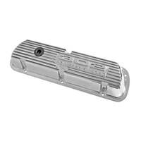 Scott Drake Classic Valve Covers Classic Cast Aluminum Polished 302 Powered by for Ford Logo Pair