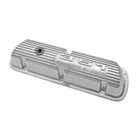 Scott Drake Classic Valve Covers Classic Cast Aluminum Polished 351 Powered by for Ford Logo Pair