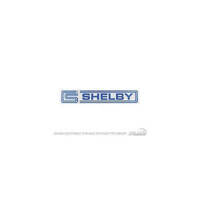 Scott Drake Classic Decal Exterior Shelby 1 5/8 in. X 7 1/4 in. Each