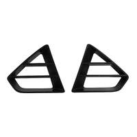 Drake Muscle Cars Grille Insert Upper Satin Black 2018-2021 for Ford Mustang GT Pair