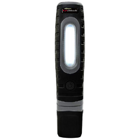 Schumacher Cordless LED Work Light - Black 600 Lumens, 360° Swivel & Tilt Mount