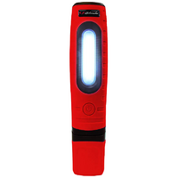 Schumacher Cordless LED Work Light - Red 600 Lumens, 360° Swivel & Tilt Mount