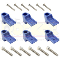 6 PCE HORIZONTAL FITTING KIT (BLUE)