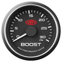 SAAS boost gauge 2" black 0-30psi for Mitsubishi Triton MQ 4N15 2.4 DI 