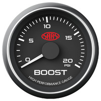 SAAS boost gauge 2" black 0-20psi for Mitsubishi Pajero NS 4M41T 3.2 Diesel