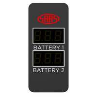 SAAS Dual Volt Digital Switch Gauge 8v-18v Carling 49 x 24 SG81514