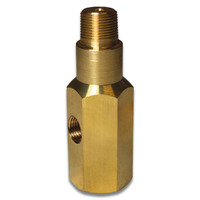 SAAS Gauge T-Piece Brass Adaptor Brass 1/4" NPT Sender SGA-230032