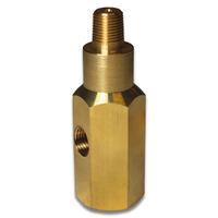 SAAS Gauge T-Piece Brass Adaptor Brass 1/8" BSP Sender SGA-230036