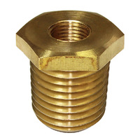 SAAS Gauge Bush Brass Adaptor M16 x1.5 to 1/8"NPT SGA-320055