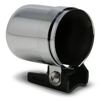 SAAS Gauge Cup 52mm Chrome With Hole Elec & Mech SGC52CH