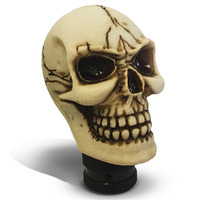 SAAS Skull Gear Knob Cream SGKS01C