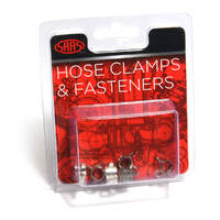 SAAS Hose Clamps Spring Size 4 suits 4mm (5/32") hose Pack of 6 SHC4
